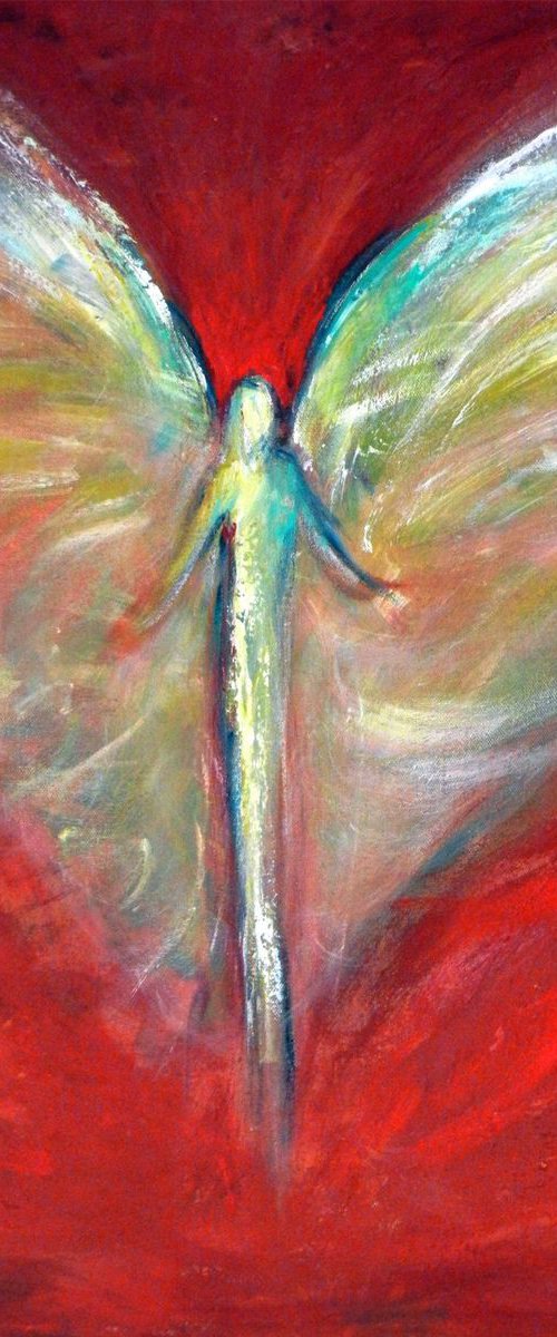 Angel Felicity  Arrival - 18x24 by BenWill