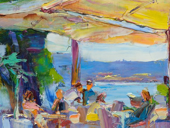 Summer impressions . Cafe