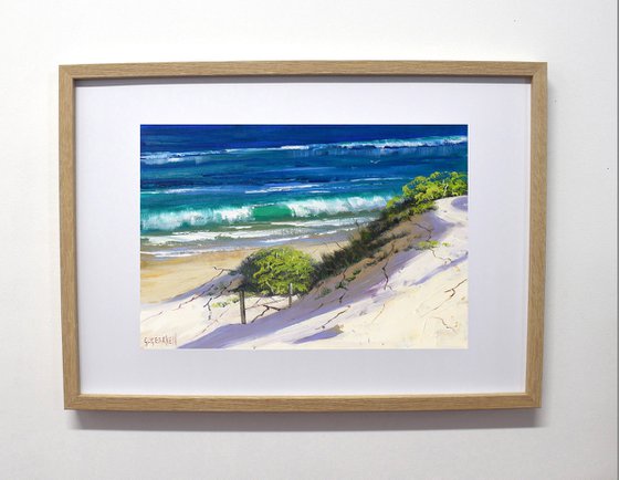 Sand Dunes to the Ocean Beach