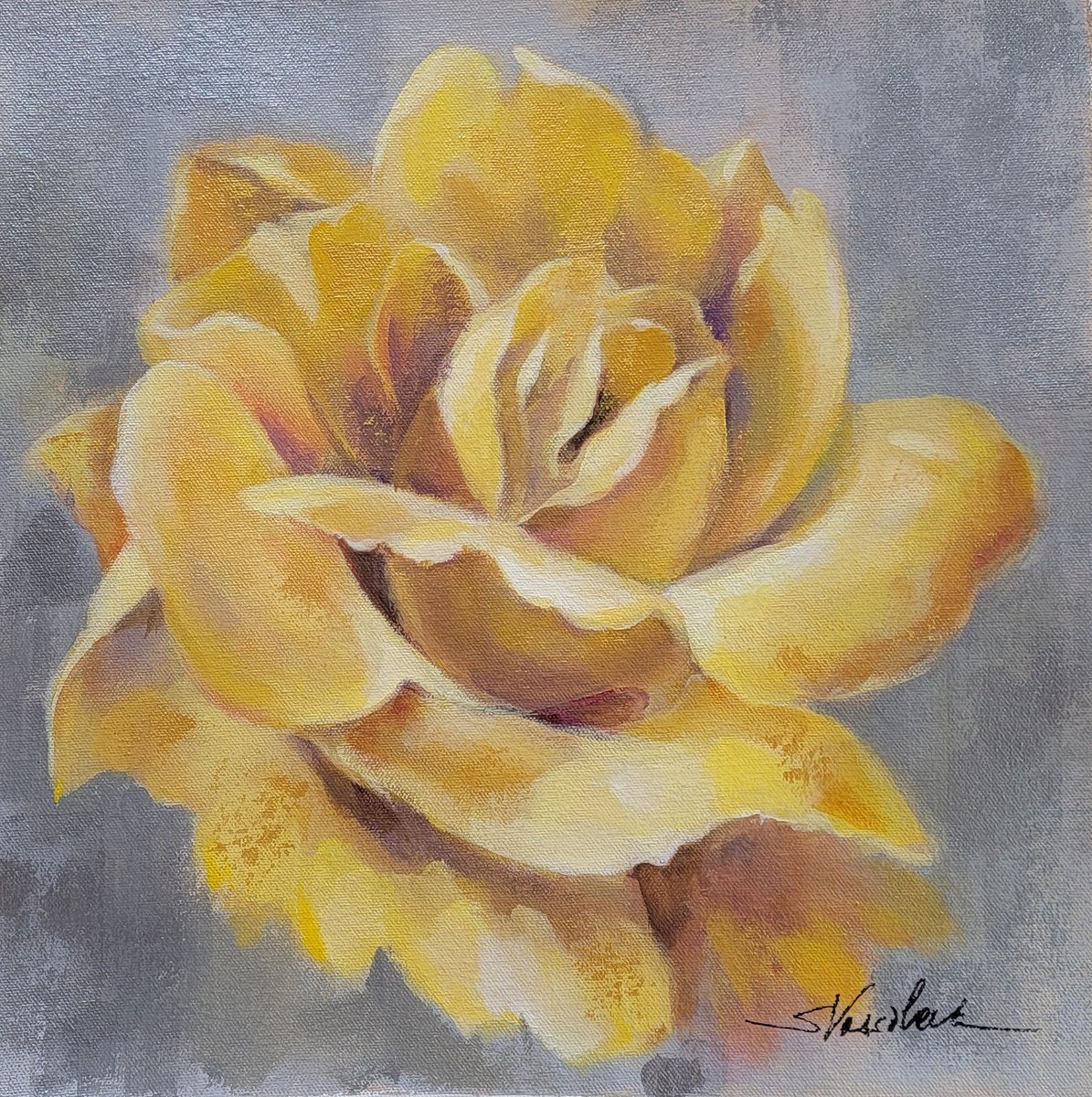 Yellow Rose I by Silvia  Vassileva