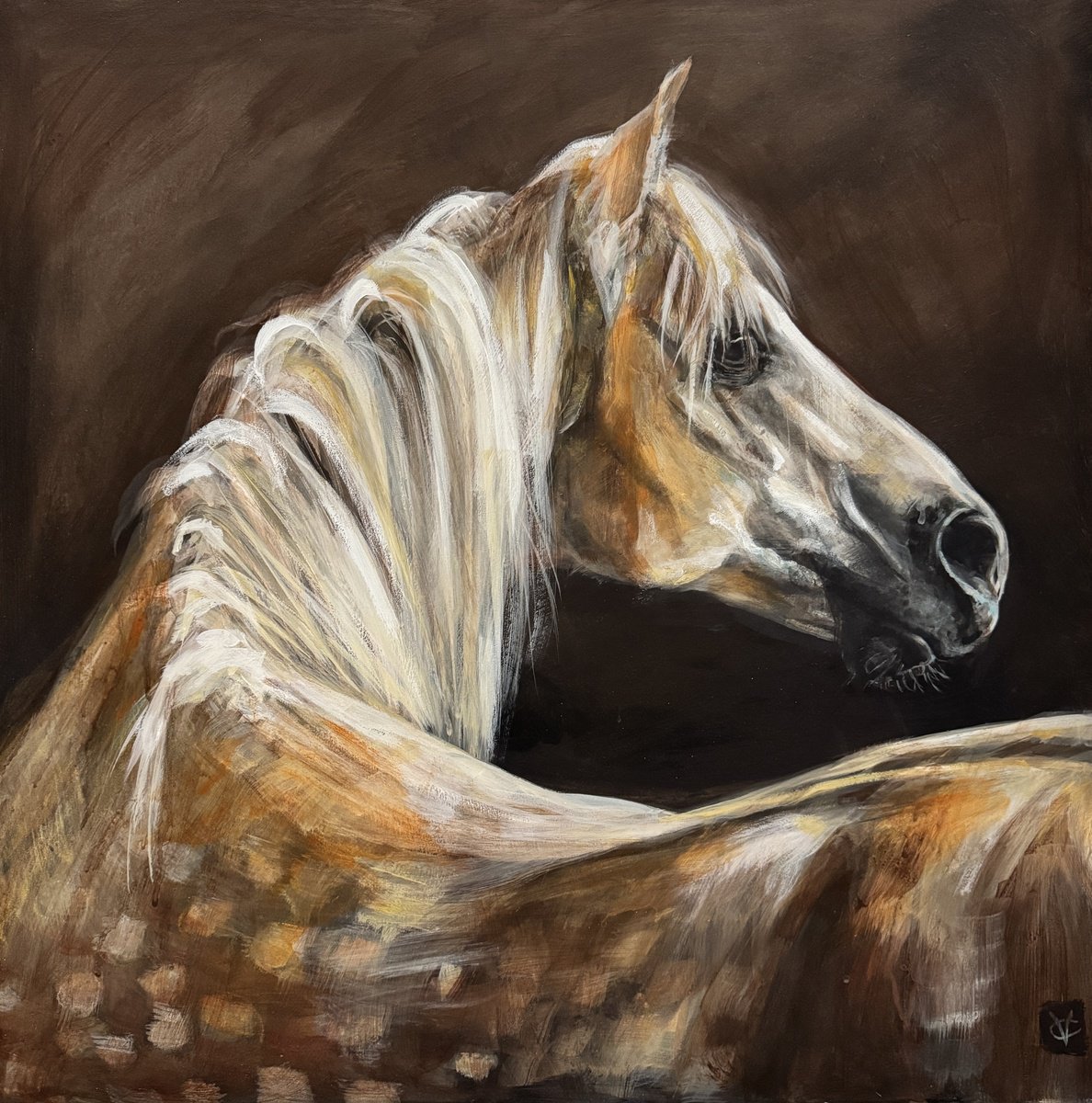 Whisper In The Dark By Victoria Coleman, 24 X 24, Artwork For Sale On Artfinder