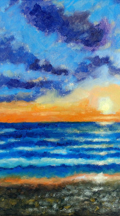 Seascape, Sea Stories - Sunset by Juri Semjonov