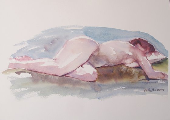 reclining female nude