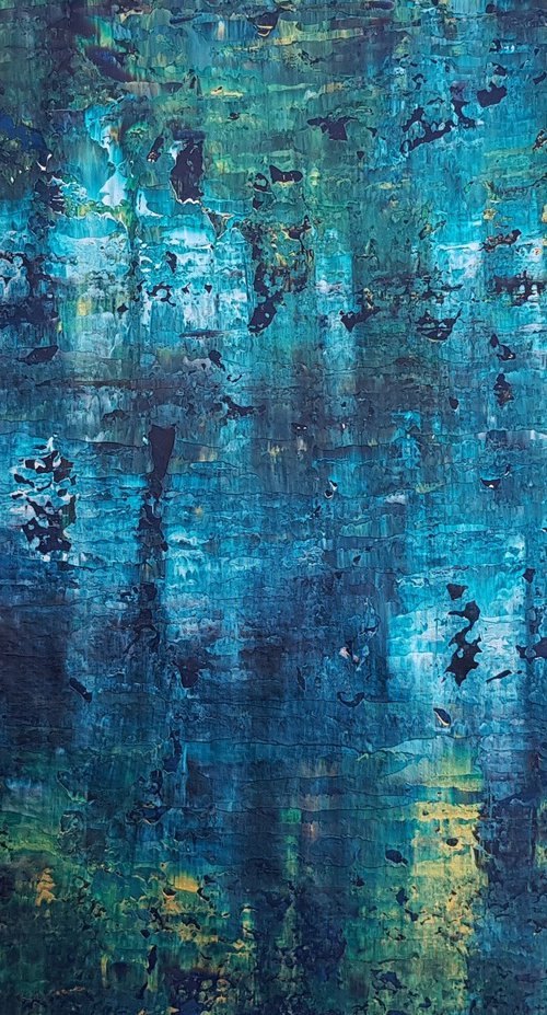 Moonlight in the pond by Ivana Olbricht