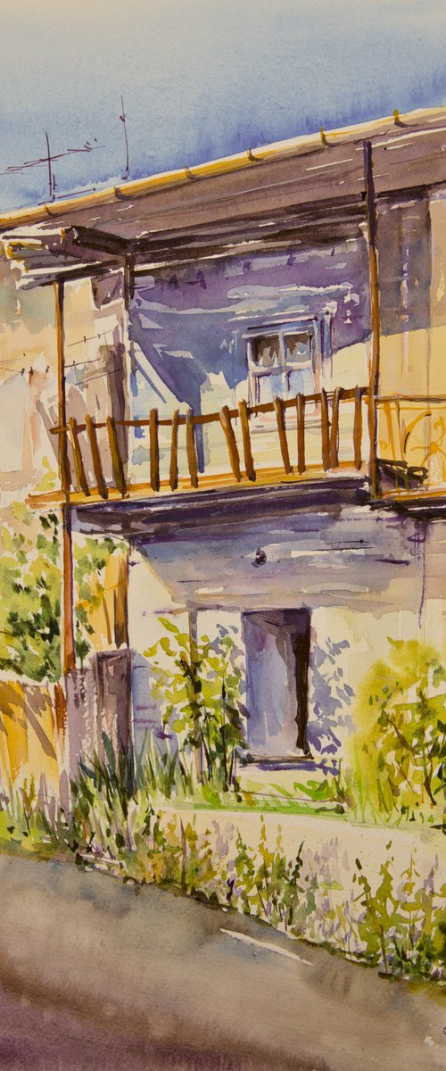 Sunny balcony by Eve Mazur
