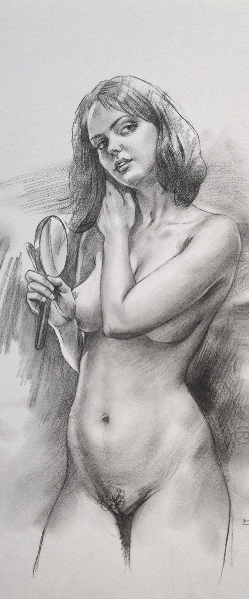 Self in the mirror by Hongtao Huang