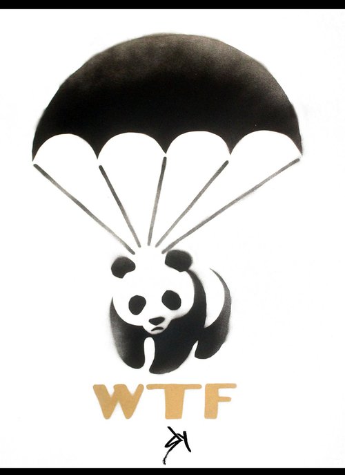 WTF (on plain paper). by Juan Sly