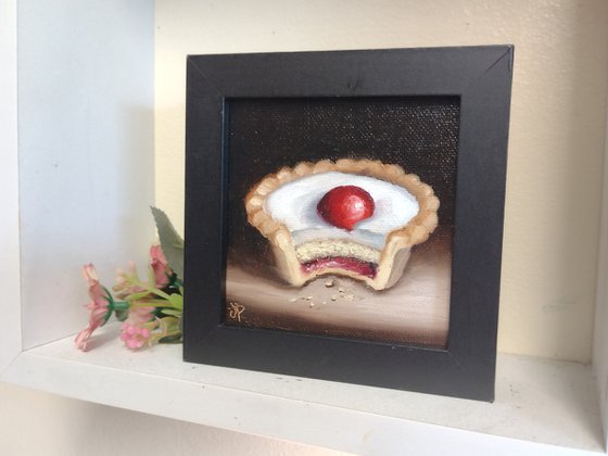 Little Bakewell tart still life