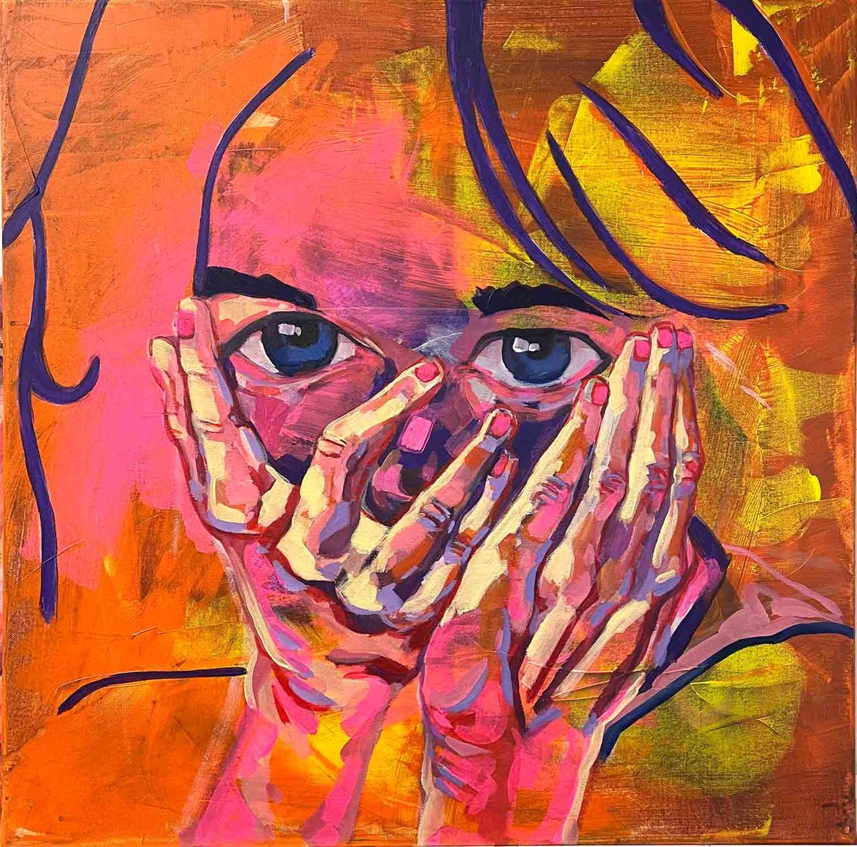 Luisa By Ulli Schmitt, 24 X 24, Artwork For Sale On Artfinder