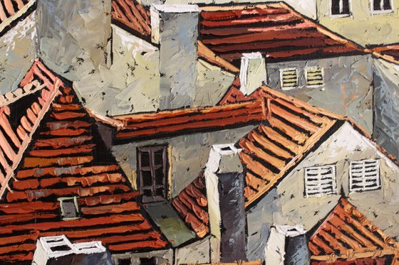 Roofs of old Prague-1