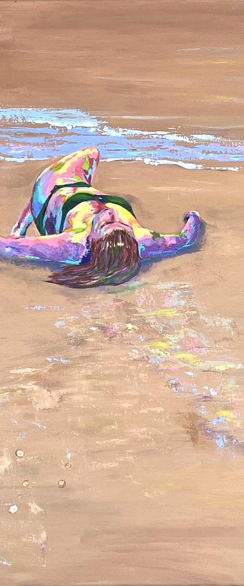 I wanna chilling on the beach by Lana Ritter