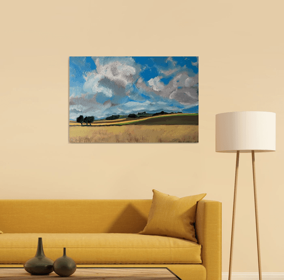 Fife landscape near Drumeldrie