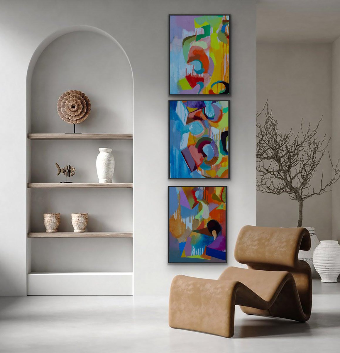 Voyage To Earth Xv By Ivan Stoyanov, 53 X 24, Artwork For Sale On Artfinder