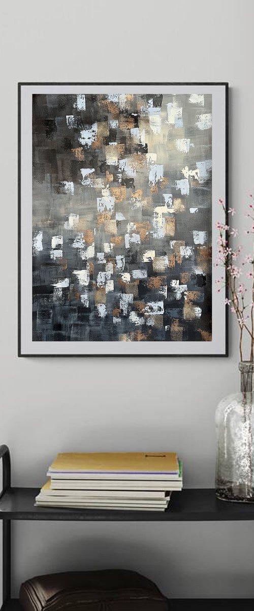 Gold, bronze abstraction by Tatiana Malinovscaia
