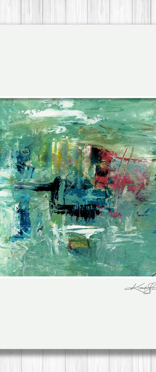 Oil Abstraction 83 - Oil Abstract Painting by Kathy Morton Stanion by Kathy Morton Stanion