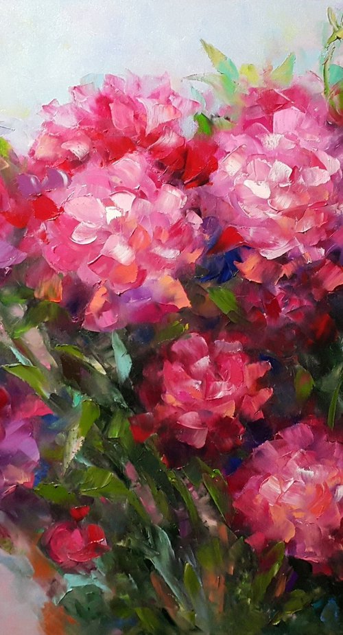 Flowers Peonies by Kseniya Kovalenko