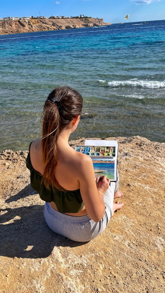 Sea colours from Egypt