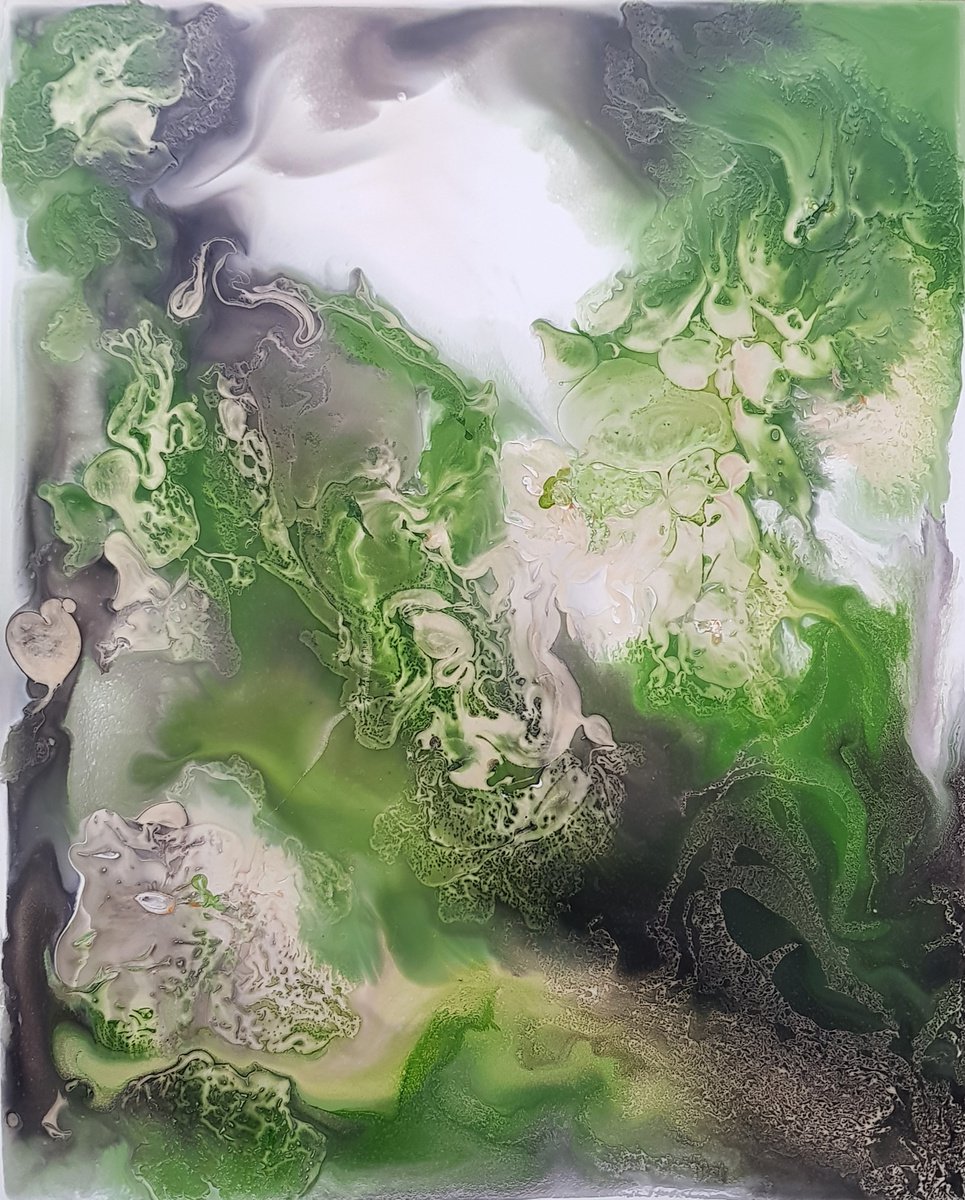 Abstract Tropical forest #010 by Svetlana Lileeva