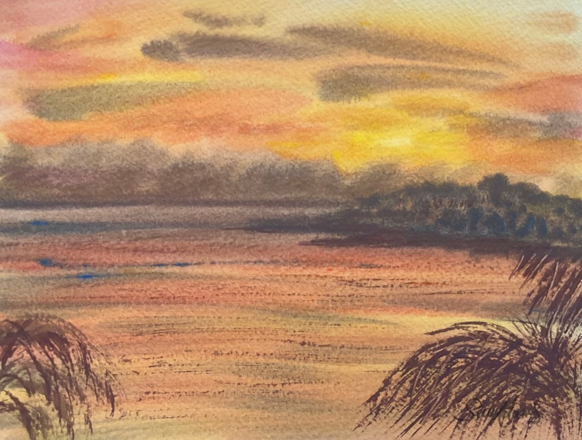 Cornish sunset by Samantha Adams