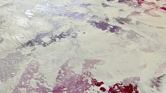 Terra Mystica no. 6622 pink purple white abstract