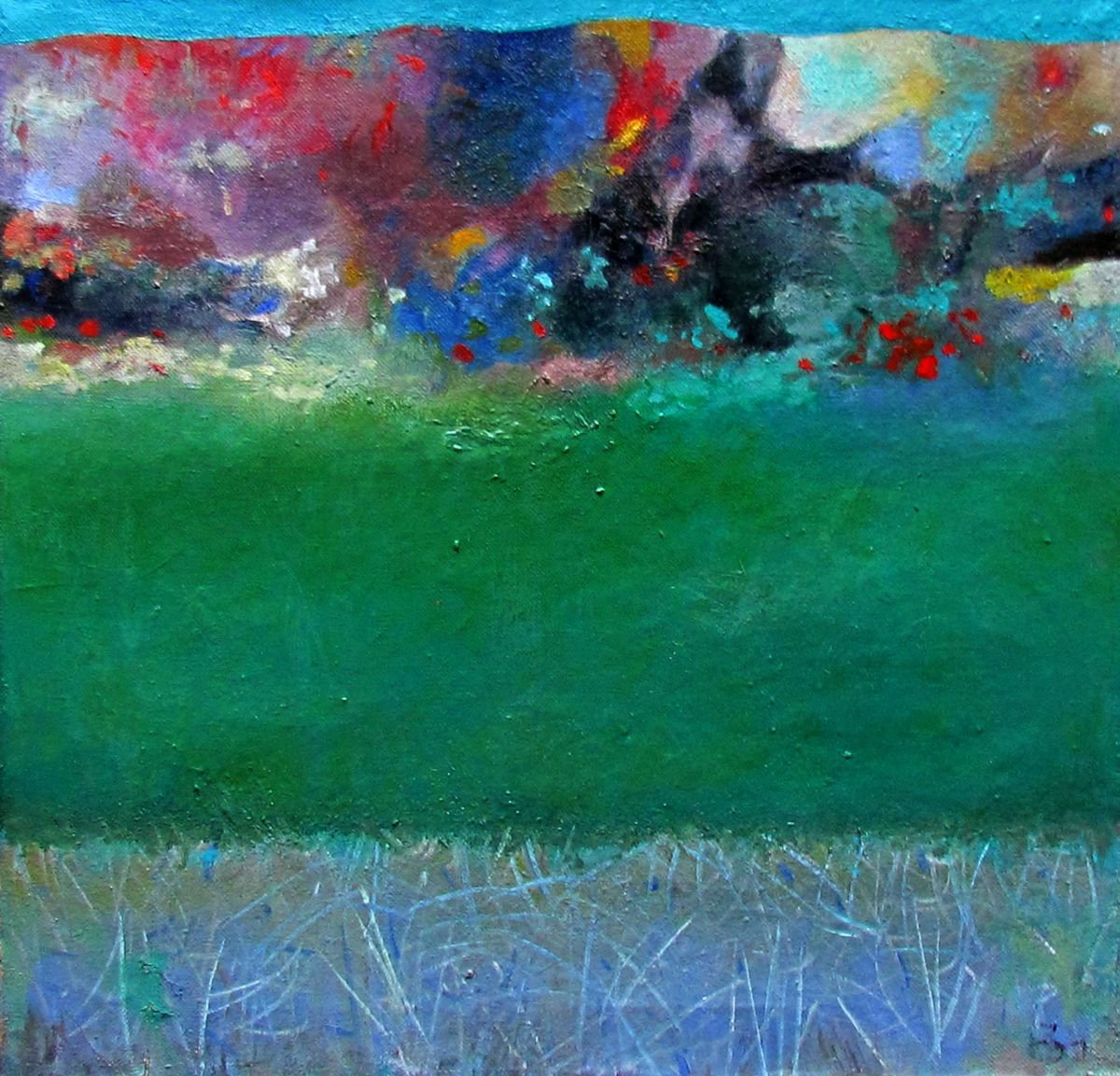 The Green Meadow by Teimuraz Gagnidze