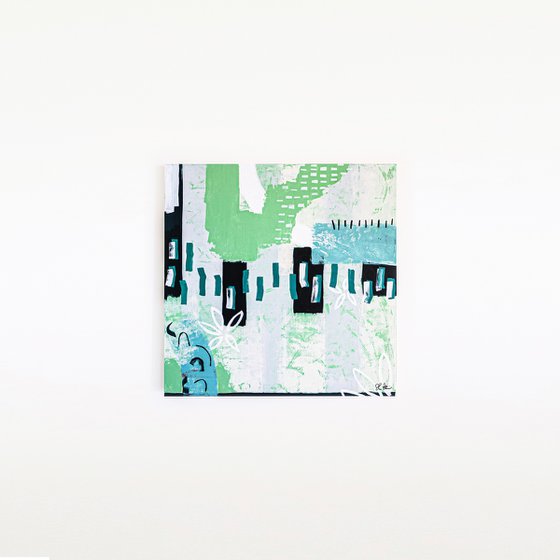 Green sentimental (40"x40" | 101x101 cm)