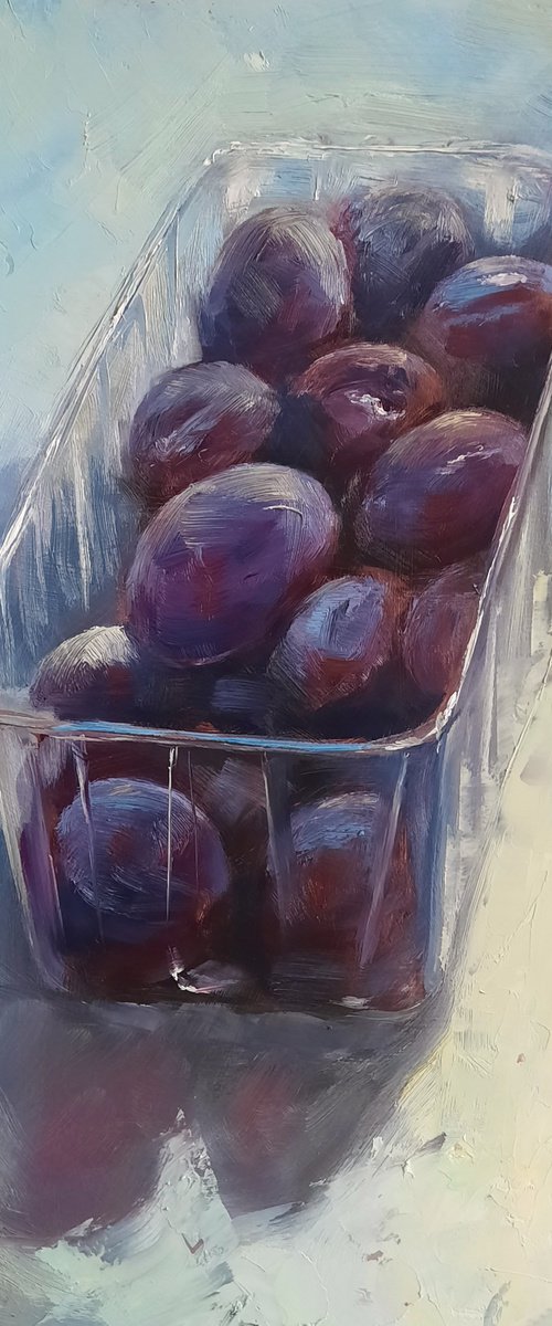 Plums, delivered. by Irina Sergeyeva