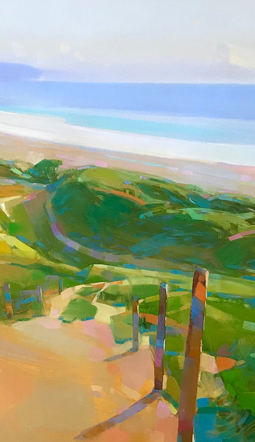 Fort Funston Painting for Linnea by Vahe Yeremyan