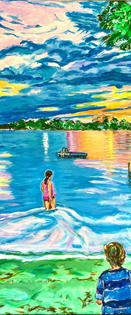 Wequaquet Lake by Susan  Stewart