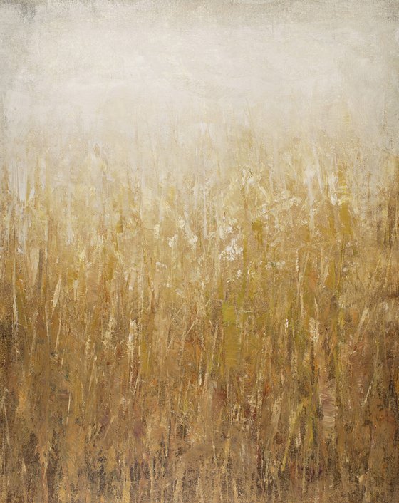 Summer Gold 210219, minimalist abstract earth tones
