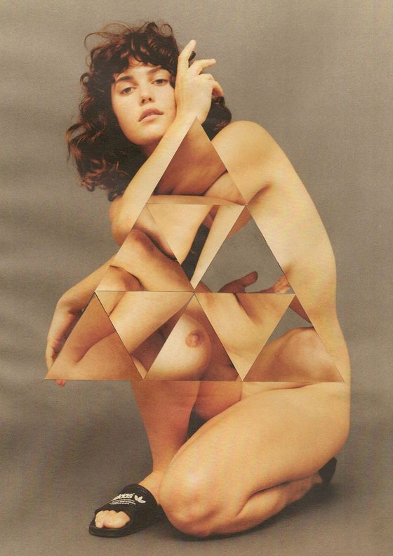 Nude in a Triangle