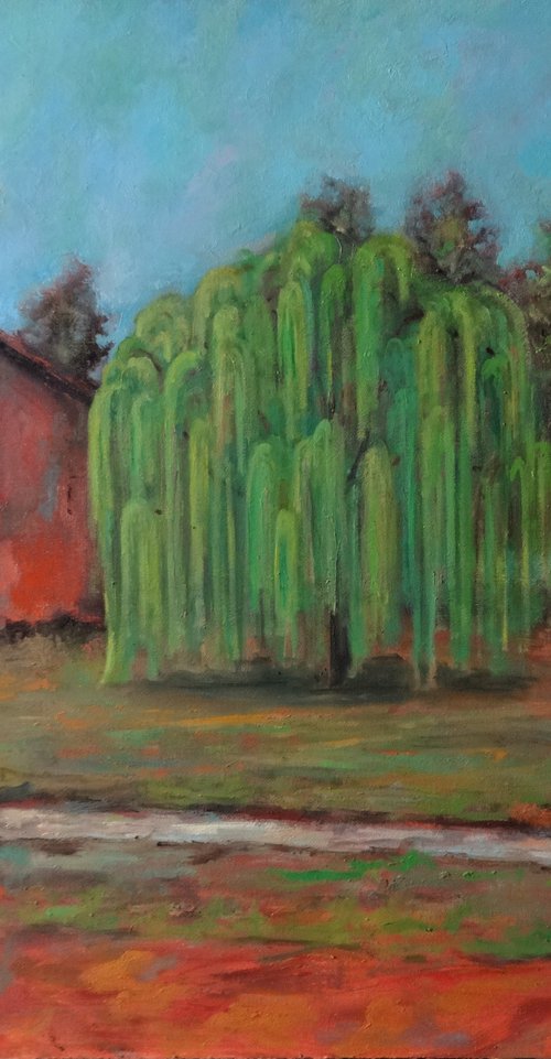 Abandoned house by the river by Massimiliano Ligabue