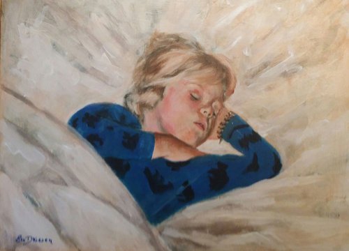 Sleeping boy by Els Driesen