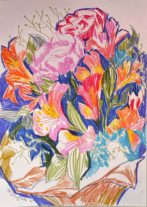 Colourful flowers