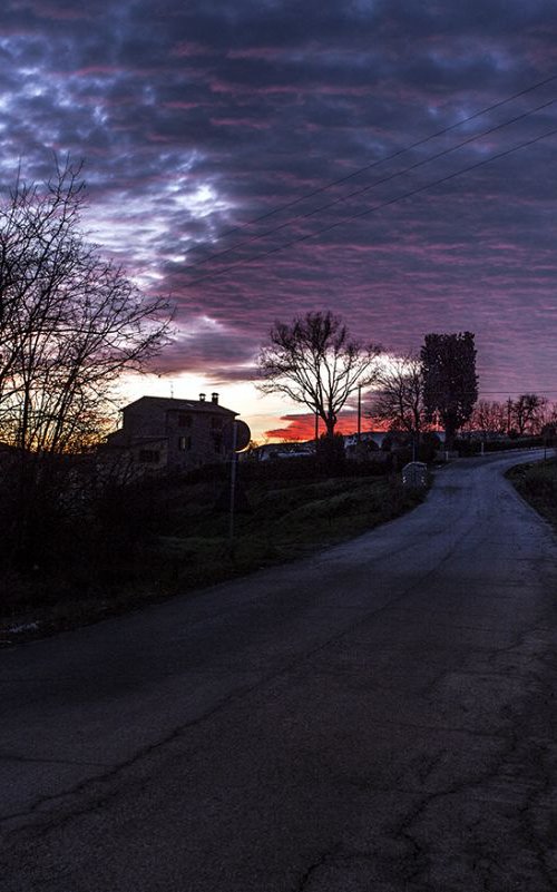 Between sunset and snow by Chiara Vignudelli