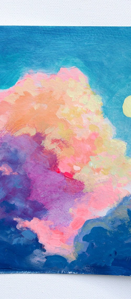 Small Colorful Cloud Study by Kerri McCabe