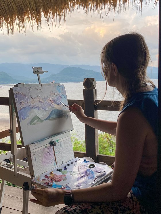 Padang Bai Sunset Study