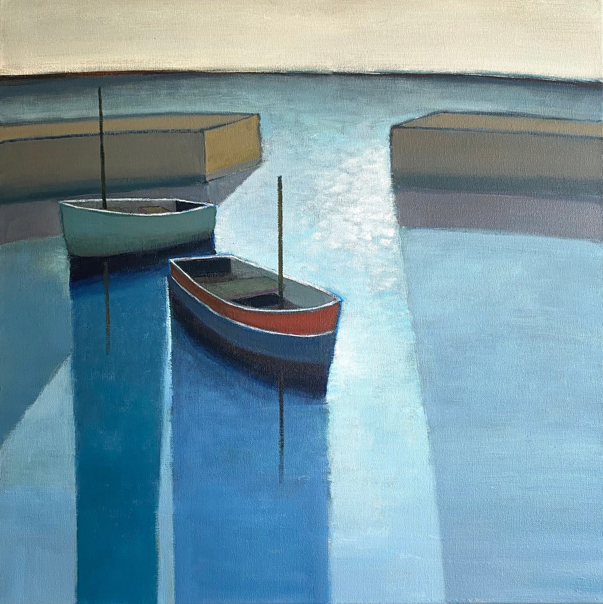 Half Tide Moorings by Nigel Sharman