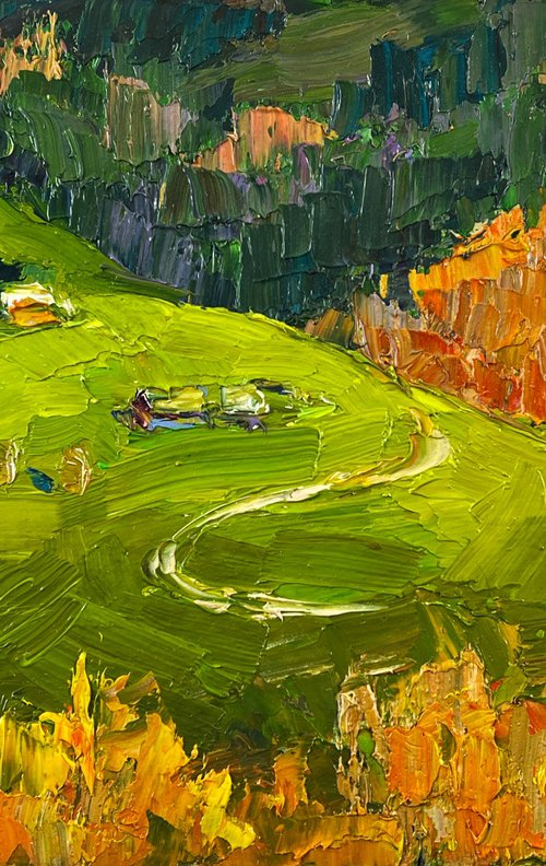 Autumn Mountain View by Boris Serdyuk