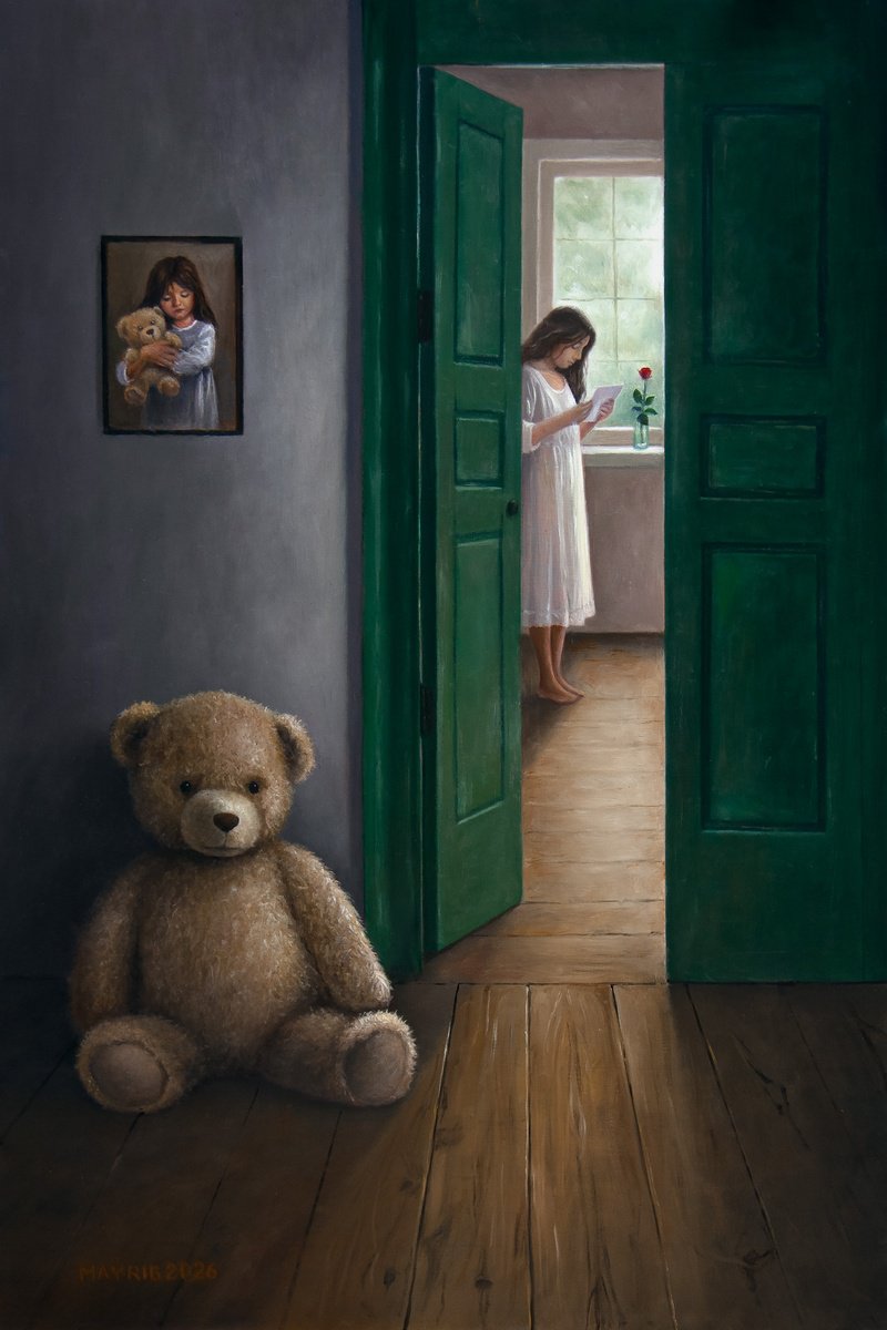 Photorealistic Oil Painting , New Love By Mayrig Simonjan, 16 X 24, Artwork For Sale On Artfinder
