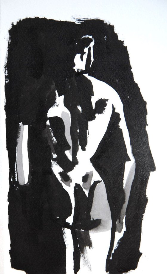 Male Nude 109 / 11.8 x 19.8 cm