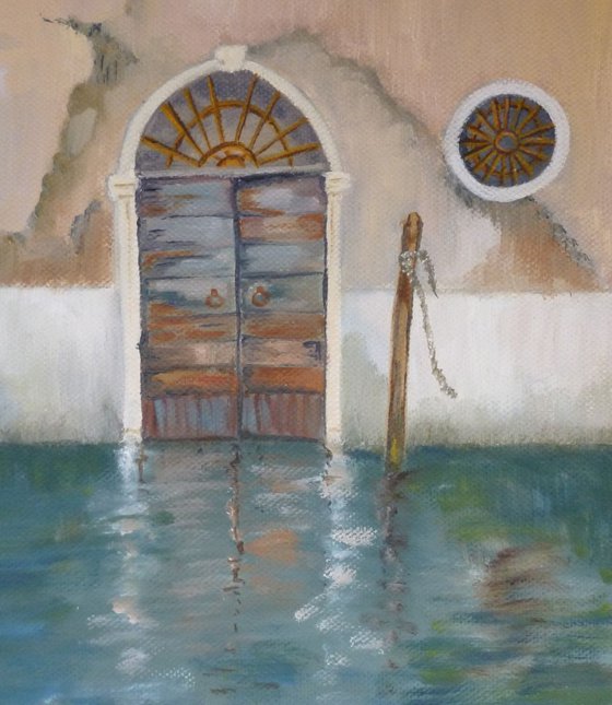 Brown Door,Venice