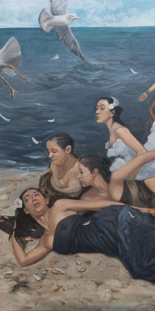 On the beach by Pavel Guliaev