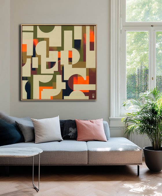 The Maze - Camel &amp; Orange