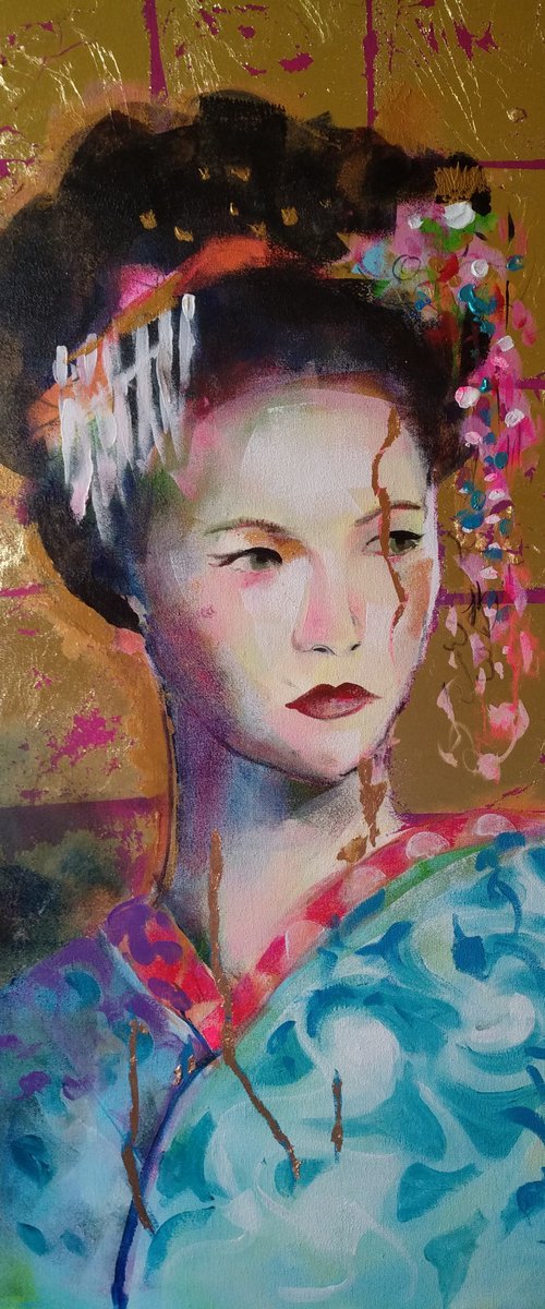 Joven gheisa n 6 by Marina Del Pozo