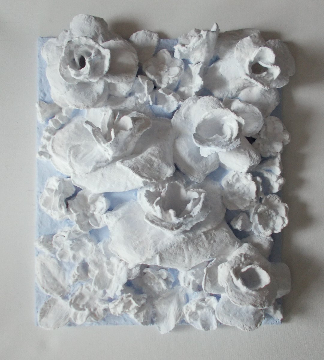 sculptural wal art Roses by Tatyana Mironova