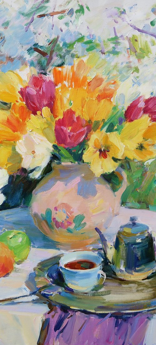 Fresh Tulips by Aleksandr  Kryushyn