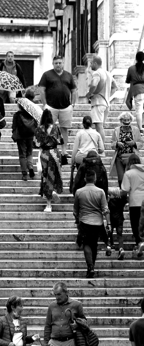 People On Stairs by Anton Maliar