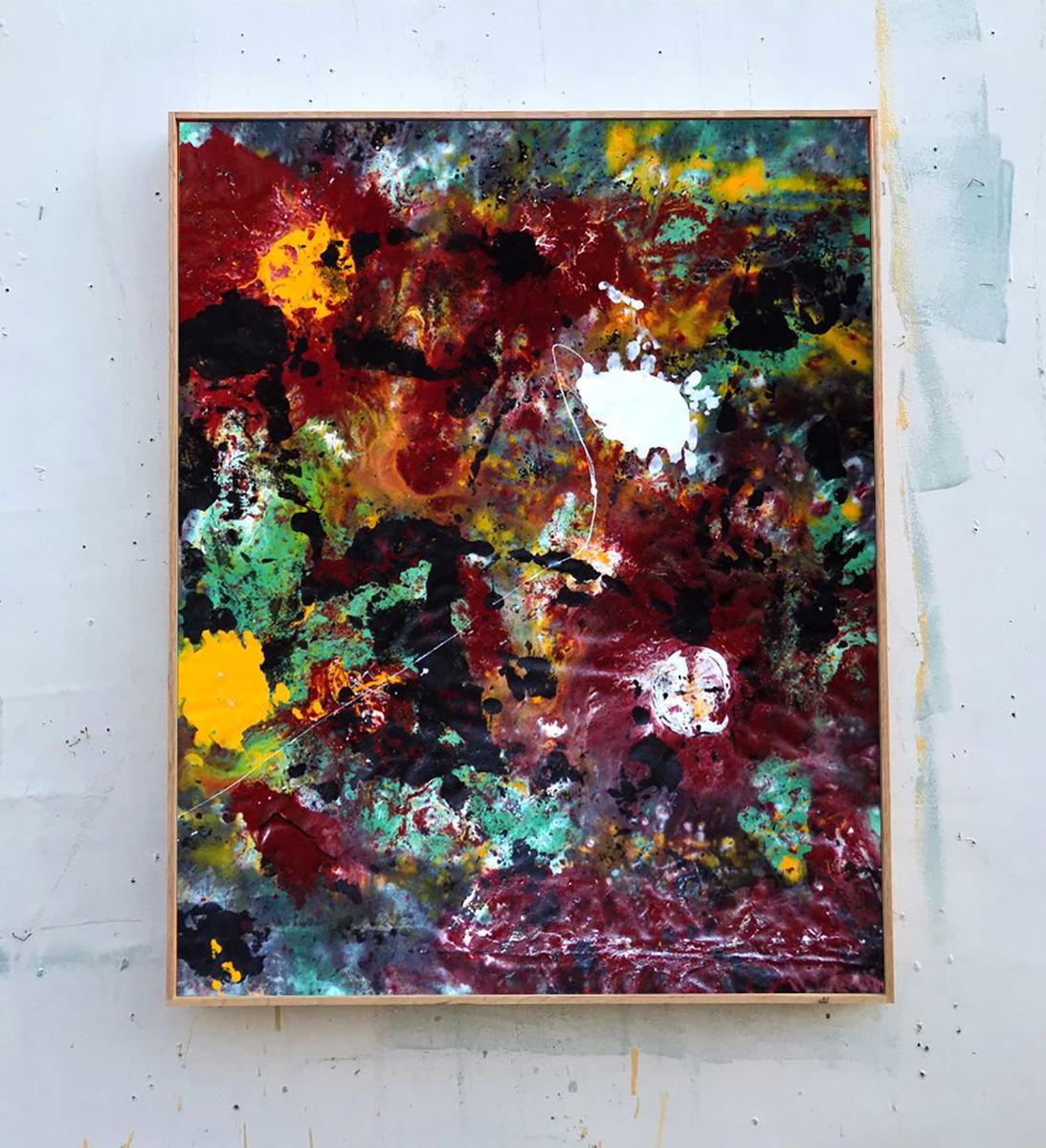 Santiago Jäger | Original  Oil Painting | Acrylic + Oil On Canvas | 92 X 102Cm | Artwork For Sale On Artfinder