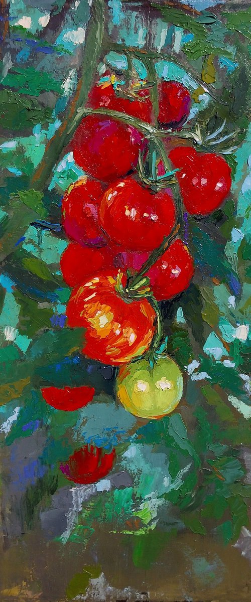 Tomatoes on the Vine by Kamsar Ohanyan